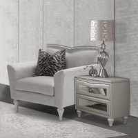 AICO Melrose Plaza Upholstered Night Stand