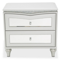 AICO Melrose Plaza Upholstered Night Stand