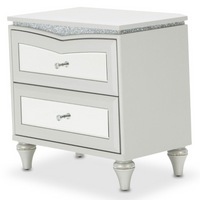 AICO Melrose Plaza Upholstered Night Stand