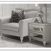 AICO Melrose Plaza Upholstered Night Stand