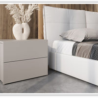 Ayla nightstand in high gloss