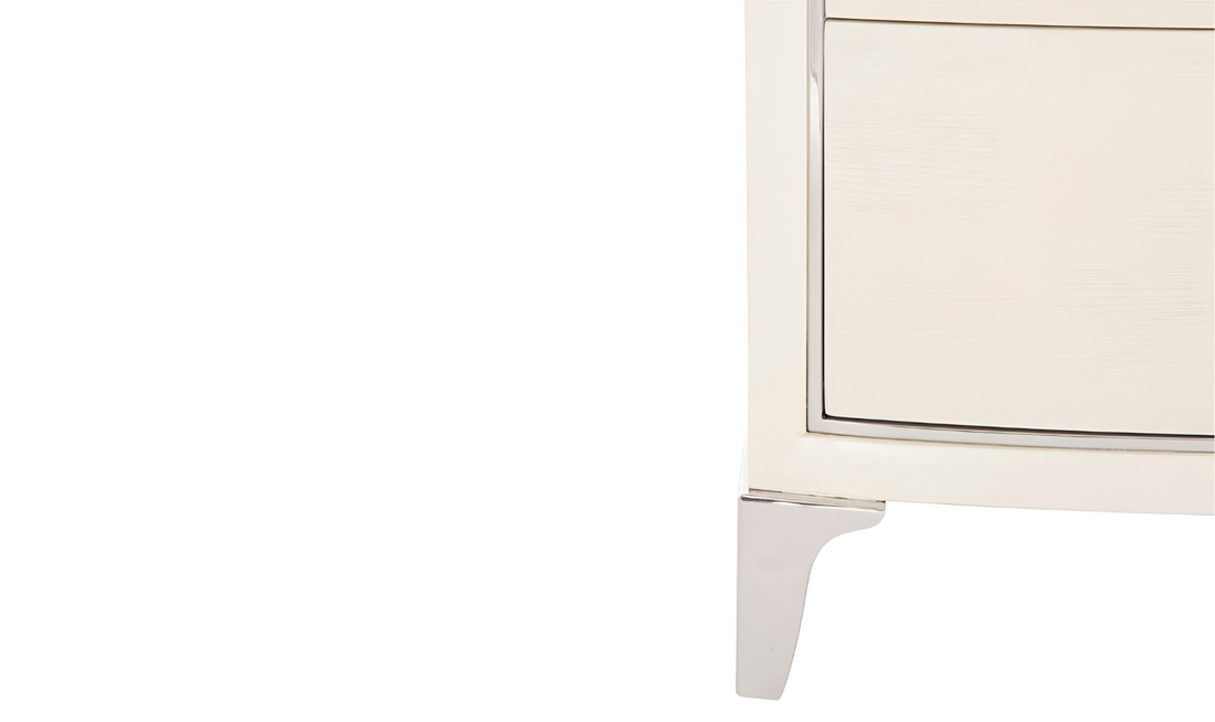 Bernhardt Calista 2 Drawers Nightstand In Pearl