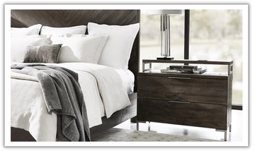 Bernhardt Haines Nightstand In Sable Brown