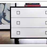 Bernhardt Silhouette 3-Drawers Nightstand in White