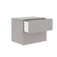 Ayla nightstand in high gloss