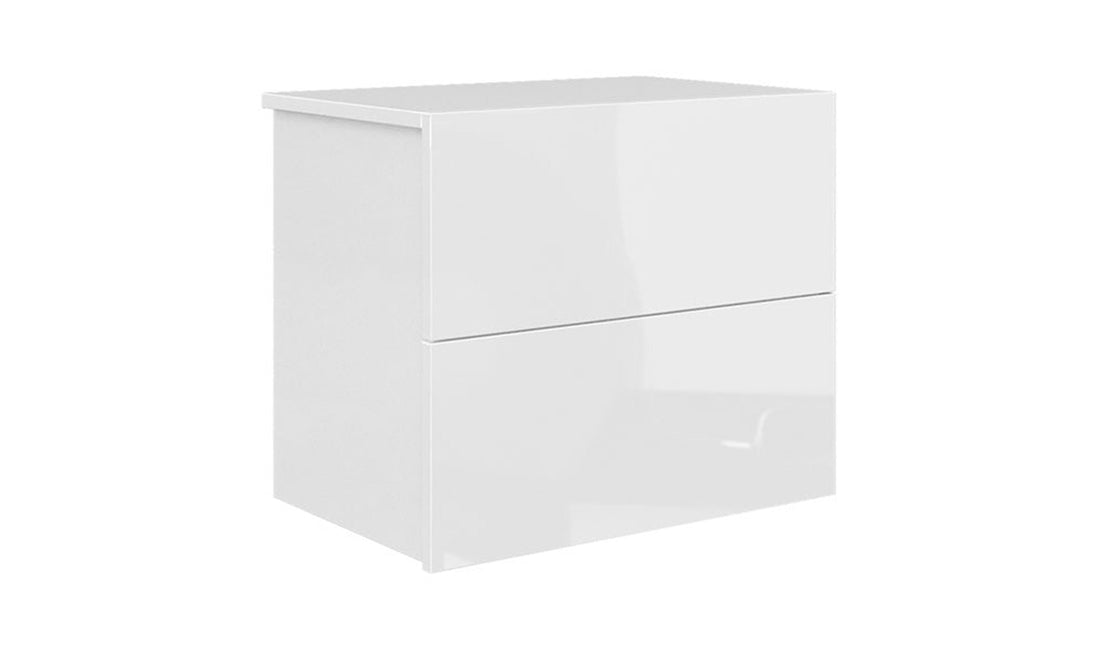 Ayla nightstand in high gloss