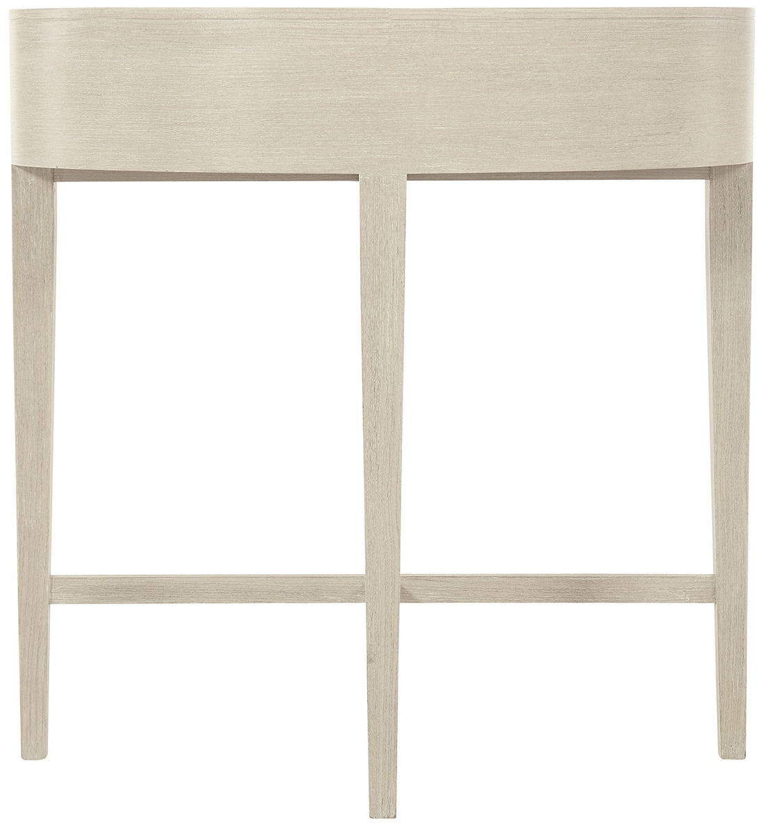 Bernhardt East Hampton Oval Nightstand in Cerused Linen