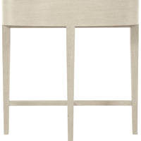 Bernhardt East Hampton Oval Nightstand in Cerused Linen