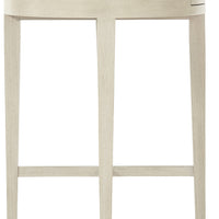 Bernhardt East Hampton Oval Nightstand in Cerused Linen