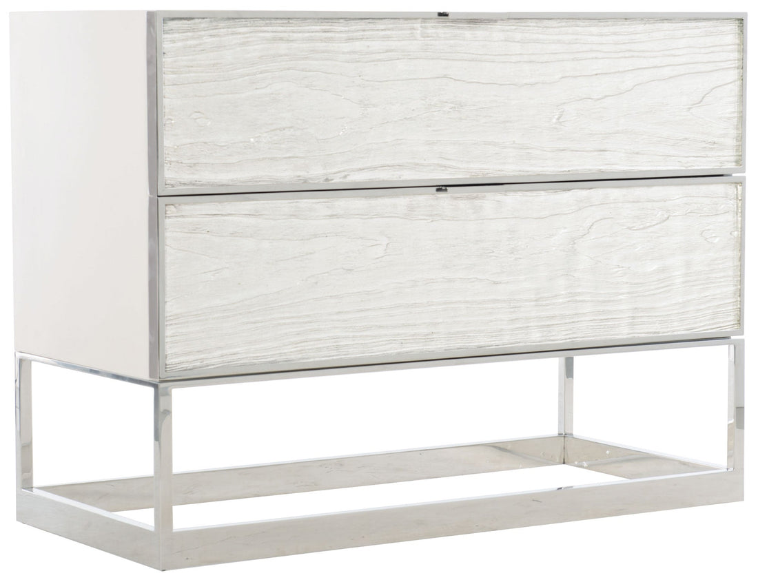 Bernhardt Parkhurst 2-Drawer Nightstand in White