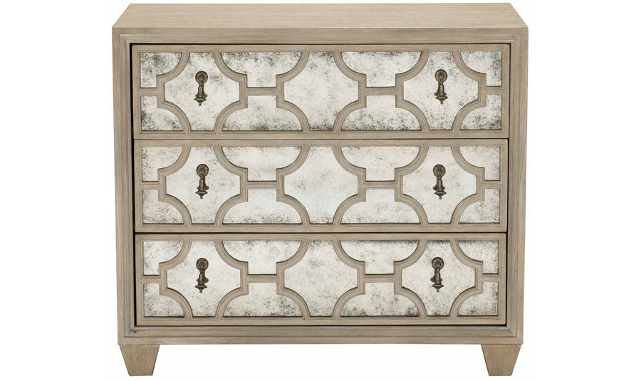 Bernhardt Santa Barbara 3-Drawers Nightstand in Sandstone