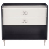 Bernhardt Silhouette 2-Drawer Dual-Tone Nightstand